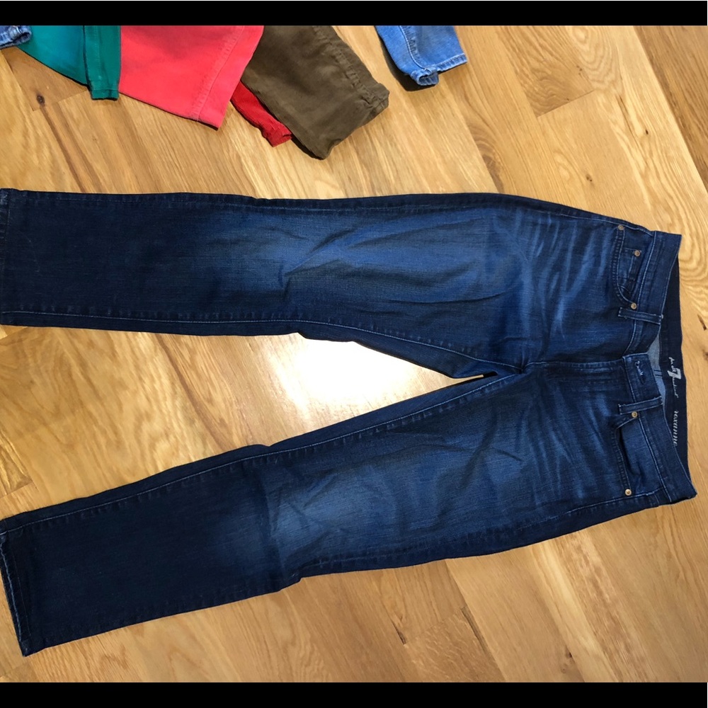 7 for all mankind Roxanne darkwash jean